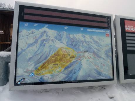 Pays du Mont Blanc: oriëntatie in skigebieden – Oriëntatie Les Houches/Saint-Gervais – Prarion/Bellevue (Chamonix)