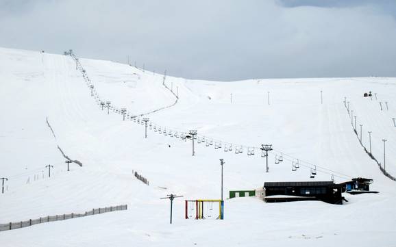 Grootste hoogteverschil in de hoofdstedelijke regio Reykjavik – skigebied Skálafell