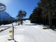 Verbinding met de Korbinianlift