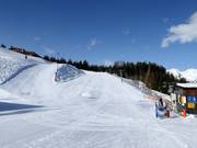 Beginnerspistes bij het middenstation Bergeralm