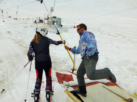 Stilfserjoch: vriendelijkheid van de skigebieden – Vriendelijkheid Passo dello Stelvio (Stelviopas)