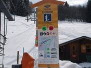 Compacte informatie bij het dalstation