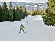 Piste Rennstrecke bij de Zirbenliften