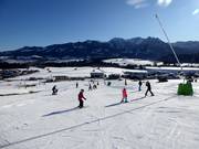 Makkelijke piste bij de dorplift