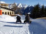 Nieuwe rodelbaan van 9,6 km (langste besneeuwde rodelbaan van Zuid-Tirol)