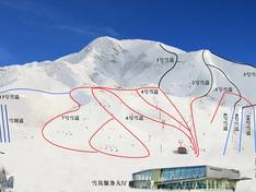 Pistekaart Jiangjun Shan