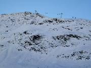 Freeridegebied vanaf de Hohe Mut