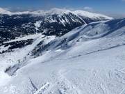 Steile skiroute Kornock Steilhang