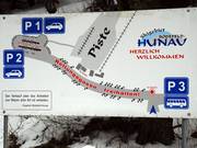 Informatiebord bij de toegangsweg