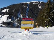 Bewegwijzering in Gerlos