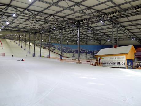 Oost-Duitsland: Grootte van de skigebieden – Grootte Wittenburg (alpincenter Hamburg-Wittenburg)