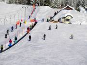 Transportband naast de Village Platter