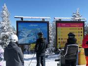 Pistekaart en bewegwijzering