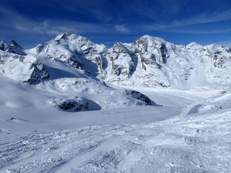 Skigebieden voor gevorderden en off-piste skiërs Livigno-Alpen – Gevorderden, off-piste skiërs Diavolezza/Lagalb