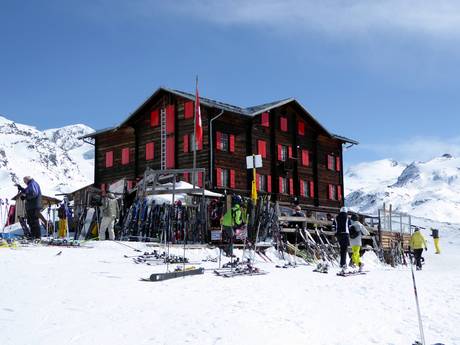 Hutten, Bergrestaurants  Noordwest-Italië – Bergrestaurants, hutten Zermatt/Breuil-Cervinia/Valtournenche – Matterhorn