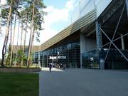 Ingang naar de skihal Snow Arena