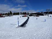 Transportband naast het Centrum Idre Fjäll