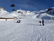 Makkelijke piste bij Viderböden op de Idalp
