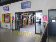 Zeer goed onderhouden instapgedeelte bij de Stoosbahn