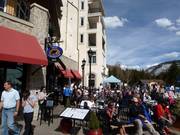 Après-ski bij Lionshead Vail Square