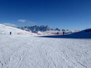 Start van de skidag bij Le Cune