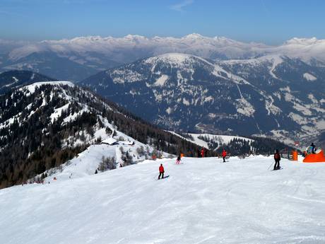 Gurktaler Alpen: Grootte van de skigebieden – Grootte Bad Kleinkirchheim