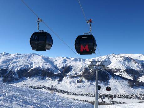 Skiliften Valtellina (Veltlin) – Liften Livigno