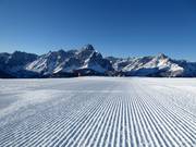 Start van de skidag op de Helm