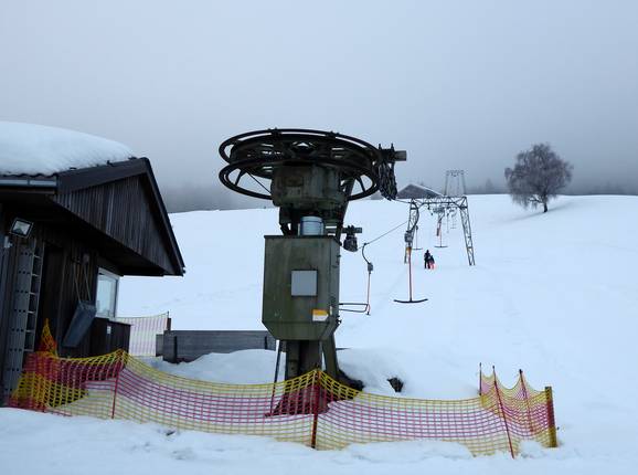 Skilift Hittisberg - Sleeplift met T-beugel/Ankerlift