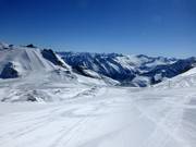 Lichte en brede afdalingen bij de Olperer