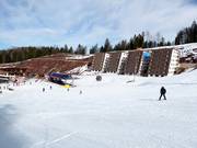 Makkelijke pistes rond het dalstation