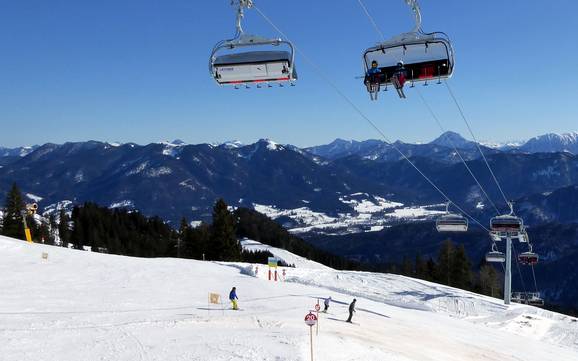 Grootste hoogteverschil in het verbond van Alpen Plus – skigebied Brauneck – Lenggries/Wegscheid