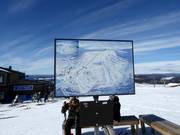 Pistekaart in het skigebied Idre Fjäll