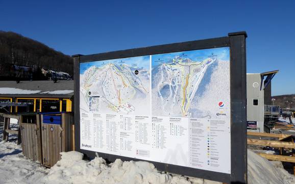 Estrië: oriëntatie in skigebieden – Oriëntatie Bromont