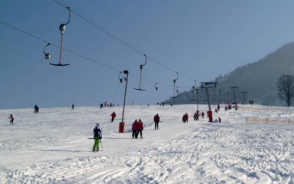 Hoogste dalstation in het Kaisergebergte – skigebied Amberglift – Walchsee