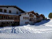 Almhotel Col Raiser midden in het skigebied