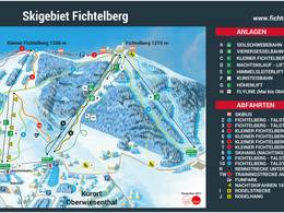 Pistekaart Fichtelberg – Oberwiesenthal