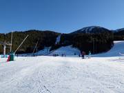 Oefenterrein met transportbanden in Masella