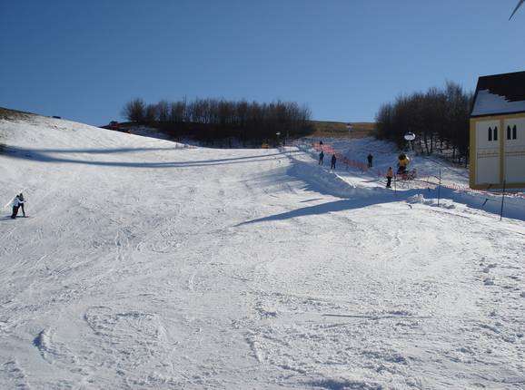 Piste op de Fröttmaninger Berg