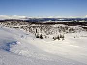 Makkelijke afdaling vanaf de Valsfjell