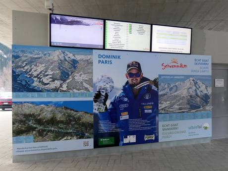 Meraner Land: oriëntatie in skigebieden – Oriëntatie Schwemmalm