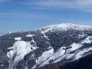 Uitzicht vanaf de Planai op de Hauser Kaibling