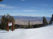 Bewegwijzering in het skigebied Heavenly