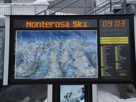 Piemont: oriëntatie in skigebieden – Oriëntatie Alagna Valsesia/Gressoney-La-Trinité/Champoluc/Frachey (Monterosa Ski)