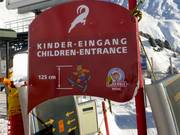 Kinder-toegang bij de liften