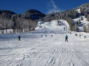 De oefenpiste bij de Jaudenhang