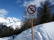 Het is verboden het bos te betreden
