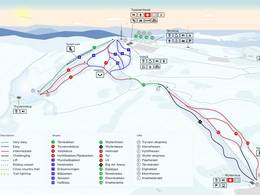 Pistekaart Oslo – Tryvann (Skimore)