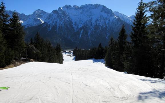 Grootste skigebied in de Alpenwelt Karwendel – skigebied Kranzberg – Mittenwald