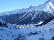 Centrum van Galtür (ca. 2 km naar het skigebied)